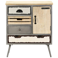 Thumbnail for Sideboard Massivholz Mango und Stahl 65x33x76 cm