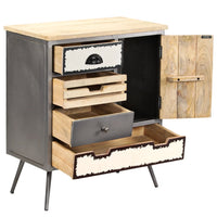 Thumbnail for Sideboard Massivholz Mango und Stahl 65x33x76 cm