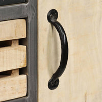 Thumbnail for Sideboard Massivholz Mango und Stahl 65x33x76 cm