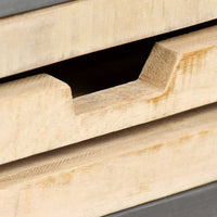 Thumbnail for Sideboard Massivholz Mango und Stahl 65x33x76 cm
