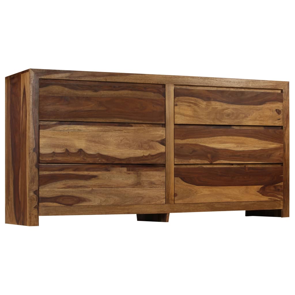 Schubladenschrank Massivholz Palisander 160×40×80 cm