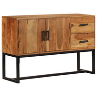 Thumbnail for Sideboard Braun 110x30x70 cm Massivholz Akazie