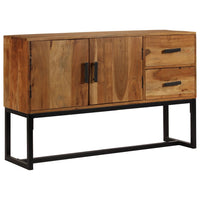 Thumbnail for Sideboard Braun 110x30x70 cm Massivholz Akazie