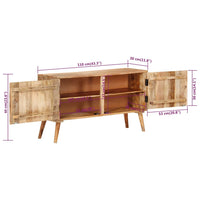 Thumbnail for Sideboard Mango Massivholz 110x30x60 cm