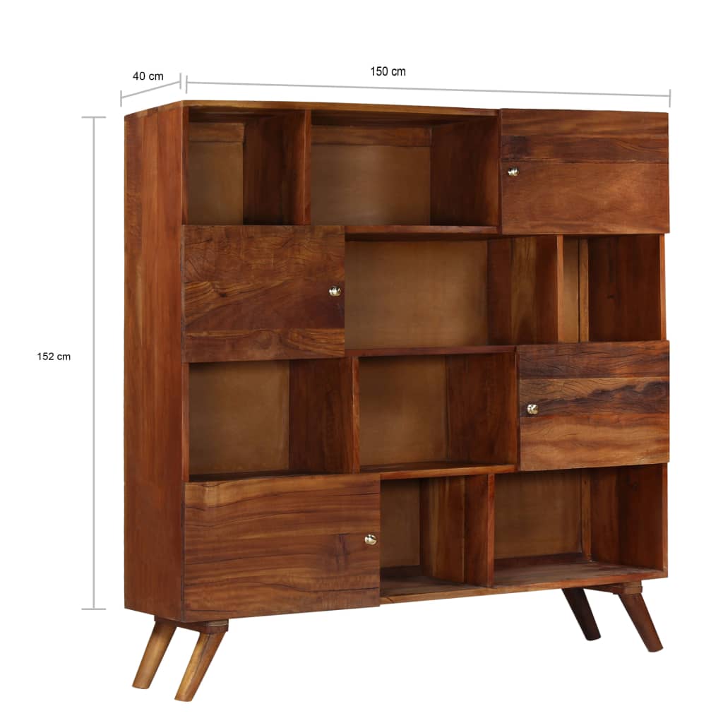 Highboard Altholz Massiv 150x40x152 cm