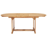 Thumbnail for Garten-Ausziehtisch 150-200x100x75 cm Massivholz Teak