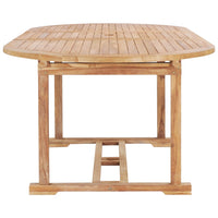 Thumbnail for Garten-Ausziehtisch 150-200x100x75 cm Massivholz Teak