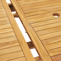 Thumbnail for Garten-Ausziehtisch 150-200x100x75 cm Massivholz Teak