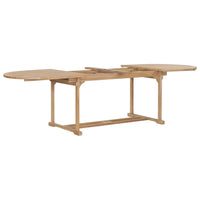 Thumbnail for Ausziehbarer Gartentisch 180-280x100x75 cm Massivholz Teak