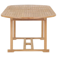 Thumbnail for Ausziehbarer Gartentisch 180-280x100x75 cm Massivholz Teak