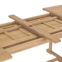 Thumbnail for Ausziehbarer Gartentisch 180-280x100x75 cm Massivholz Teak