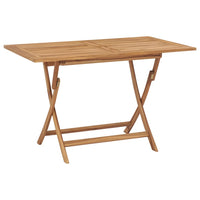 Thumbnail for Gartentisch Klappbar 120x70x75 cm Massivholz Teak