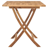 Thumbnail for Gartentisch Klappbar 120x70x75 cm Massivholz Teak
