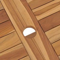 Thumbnail for Gartentisch Klappbar 120x70x75 cm Massivholz Teak
