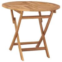 Thumbnail for Gartentisch Klappbar 85x76 cm Massivholz Teak