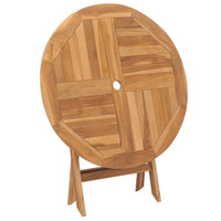 Thumbnail for Gartentisch Klappbar 85x76 cm Massivholz Teak
