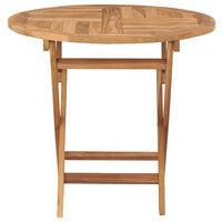 Thumbnail for Gartentisch Klappbar 85x76 cm Massivholz Teak