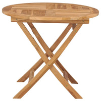 Thumbnail for Gartentisch Klappbar 85x76 cm Massivholz Teak