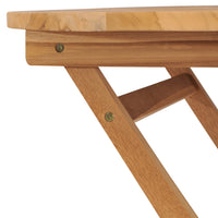Thumbnail for Gartentisch Klappbar 85x76 cm Massivholz Teak