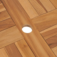 Thumbnail for Gartentisch Klappbar 85x76 cm Massivholz Teak