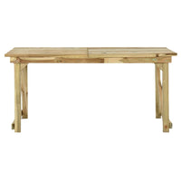 Thumbnail for Gartentisch 160x79x75 cm Holz