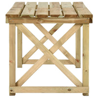 Thumbnail for Gartentisch 160x79x75 cm Holz