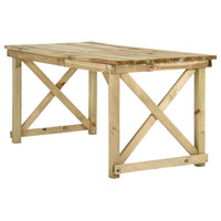 Thumbnail for Gartentisch 160x79x75 cm Holz