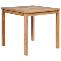Thumbnail for Gartentisch 80x80x77 cm Massivholz Teak