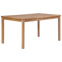 Thumbnail for Gartentisch 150x90x77 cm Massivholz Teak