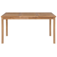 Thumbnail for Gartentisch 150x90x77 cm Massivholz Teak