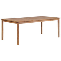 Thumbnail for Gartentisch 200x100x77 cm Massivholz Teak
