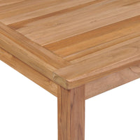 Thumbnail for Gartentisch 200x100x77 cm Massivholz Teak