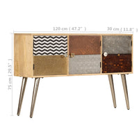Thumbnail for Sideboard 120 x 30 x 75 cm Massivholz Mango