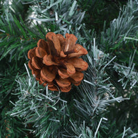Thumbnail for Künstlicher Weihnachtsbaum mit Tannenzapfen gefrostet 150 cm