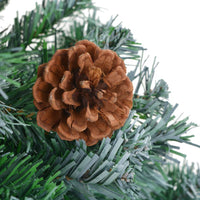 Thumbnail for Künstlicher Weihnachtsbaum mit Tannenzapfen gefrostet 150 cm