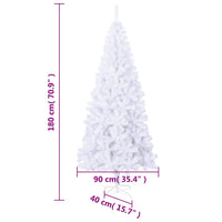 Thumbnail for Künstlicher Weihnachtsbaum mit Ständer 180 cm 620 Zweige