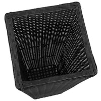 Thumbnail for Garten-Hochbeet 3-tlg. Poly Rattan Schwarz