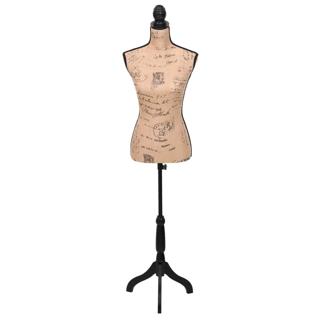 Damenbüste Schneiderpuppe Büste Torso Angezogen Mannequin Jute