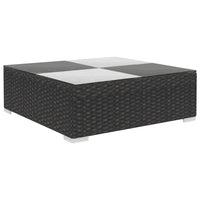 Thumbnail for 6-tlg. Garten-Lounge-Set mit Auflagen Poly Rattan Schwarz