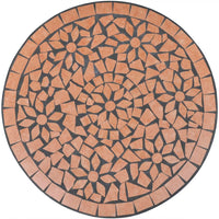 Thumbnail for Bistrotisch Terrakotta-Rot 60 cm Mosaik