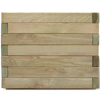 Thumbnail for Hochbeet 50x50x40 cm Holz Quadratisch