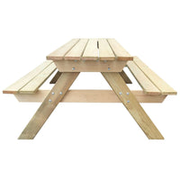 Thumbnail for Picknicktisch 150x135x71,5 cm Holz