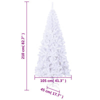 Thumbnail for Künstlicher Weihnachtsbaum mit Stahlständer 210 cm 910 Zweige