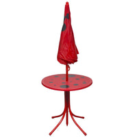 Thumbnail for 3-tlg. Garten-Bistro-Set für Kinder mit Sonnenschirm Rot