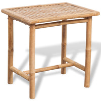 Thumbnail for 3-tlg. Bistro-Set mit Auflagen Bambus