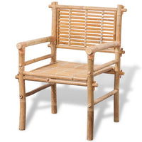 Thumbnail for 3-tlg. Bistro-Set mit Auflagen Bambus