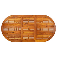 Thumbnail for Gartentisch 200x100x75 cm Massivholz Akazie