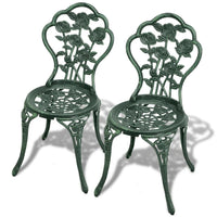 Thumbnail for 3-tlg. Bistro-Set Aluminiumguss Grün