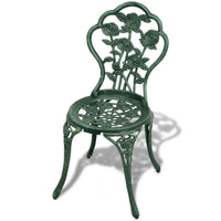 Thumbnail for 3-tlg. Bistro-Set Aluminiumguss Grün