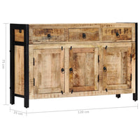 Thumbnail for Sideboard 120x35x76 cm Massivholz Mango